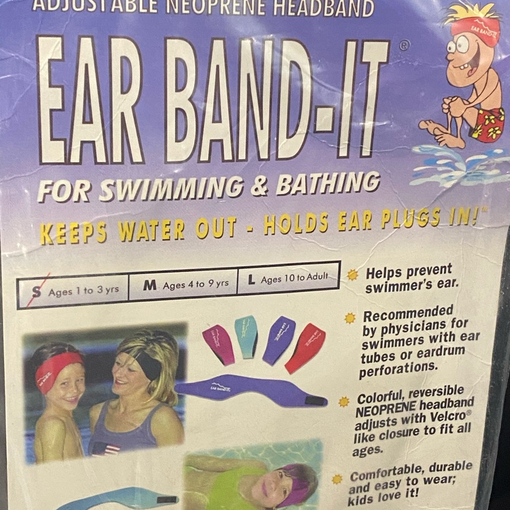 Ear Band-it w/ 2 silicon ear plugs